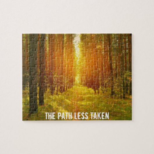 Puzzle Chemin Moins Pris (Horizontal)