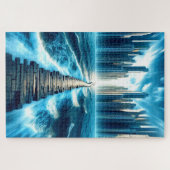 Puzzle Chemin vers la ville (Horizontal)