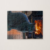 Puzzle Cheminée Kitty de Shorthair britannique (Horizontal)