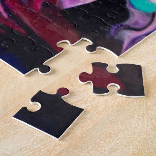 Puzzle Chemins de splendeur - remous, solides et pastels (Côté)