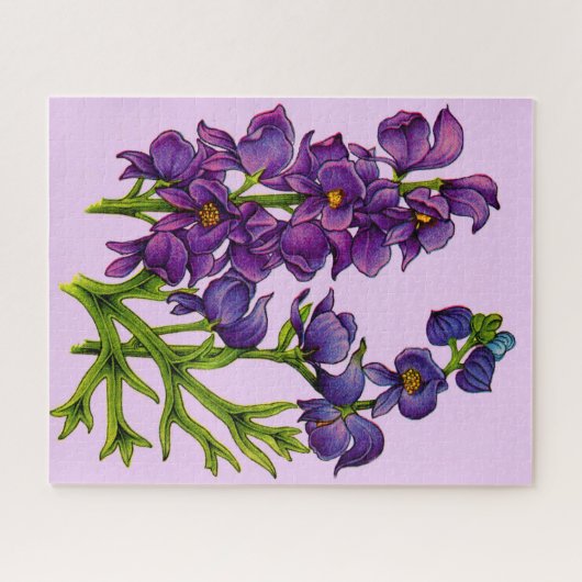 Puzzle chêne pourpre (Horizontal)