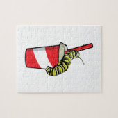 Puzzle Chenille avec boisson (Horizontal)