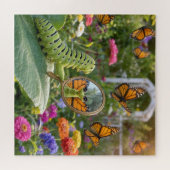 Puzzle Chenille rêvant d'être un papillon (Horizontal)