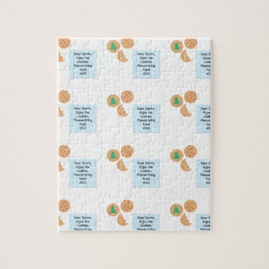 Puzzle Cher Père Noël - Apportez des jouets (Vertical)