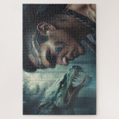 Puzzle Cherokee Warrior et l'Uktena (Vertical)