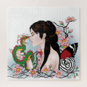 Puzzle Cherry Blossom Fairy Dragon Amitié (Vertical)
