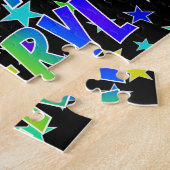 Puzzle "CHERYL" Prénom, Amusant "HEUREUX ANNIVERSAIRE" (Côté)