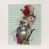 Puzzle Cheshire Cat Collage (Vertical)