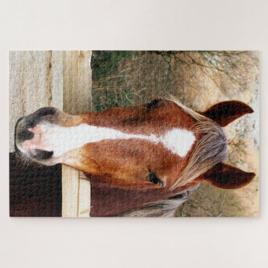 PUZZLE CHESNUT HORSE (Horizontal)