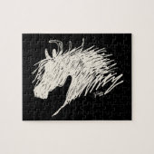 Puzzle Cheval Abstrait (Horizontal)