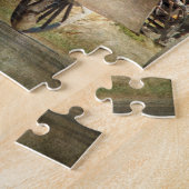 Puzzle Cheval Amish et Buggy (Côté)