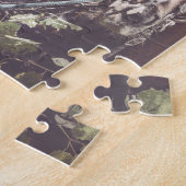 Puzzle Cheval Amish et Buggy à l'ombre (Côté)