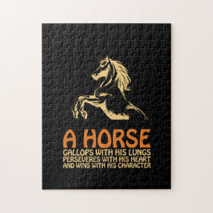 Puzzle Cheval Art A Horse Gallops