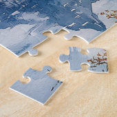 Puzzle Cheval au bord du lac Pittoresque (Côté)