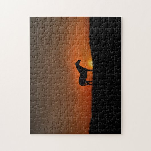 Puzzle Cheval au soleil (Vertical)