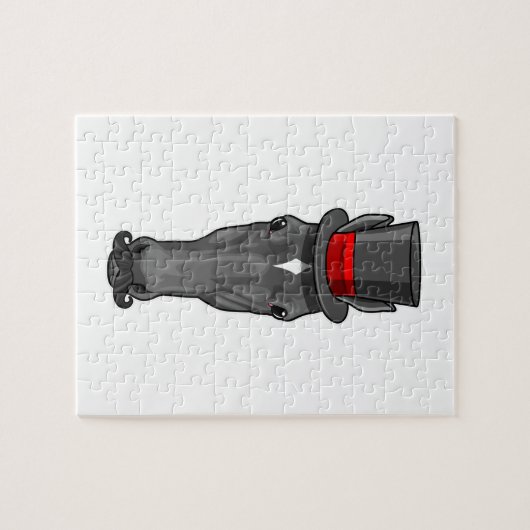 Puzzle Cheval avec Cylindre (Horizontal)