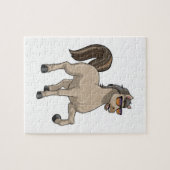 Puzzle Cheval avec lunettes de soleil (Horizontal)