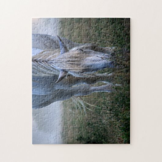 Puzzle Cheval blanc (Vertical)