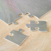 Puzzle Cheval blanc avec Cheveux Pastel (Côté)