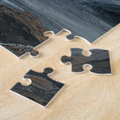 Puzzle Cheval blanc courant à travers l'eau (Côté)