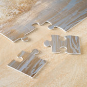 Puzzle Cheval Blanc courir sur la plage (Côté)