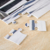 Puzzle Cheval Blanc En Neige (Côté)