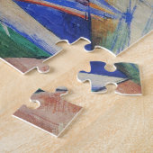 Puzzle Cheval bleu avec arc-en-ciel par Franz Marc (Côté)