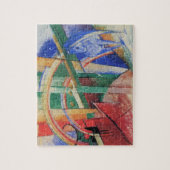 Puzzle Cheval bleu avec arc-en-ciel par Franz Marc (Vertical)