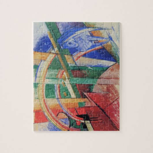 Puzzle Cheval bleu avec arc-en-ciel par Franz Marc (Vertical)