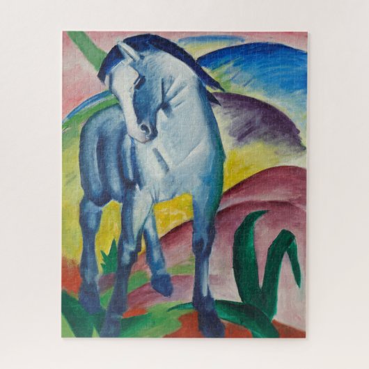 Puzzle Cheval Bleu Franz Marc Peinture (Vertical)