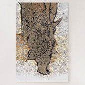 PUZZLE CHEVAL BROWN (Vertical)