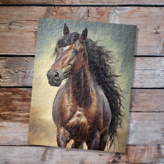 Puzzle Cheval brun