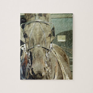 Puzzle Cheval Buggy Grunge Amish