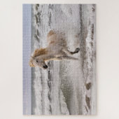 Puzzle Cheval Camargue sortant de la vague (Vertical)