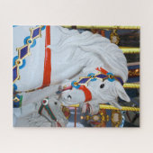 Puzzle Cheval Carrousel Blanc (Horizontal)
