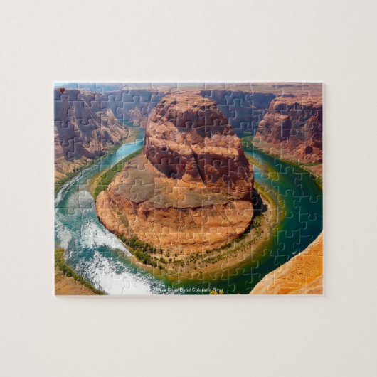 Puzzle Cheval Chaussure Plier Colorado River Jigsaw Puzzl (Horizontal)
