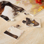 Puzzle Cheval chinois, amateurs de chevaux (Côté)