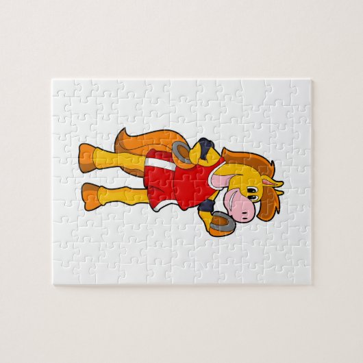 Puzzle Cheval comme coureur (Horizontal)