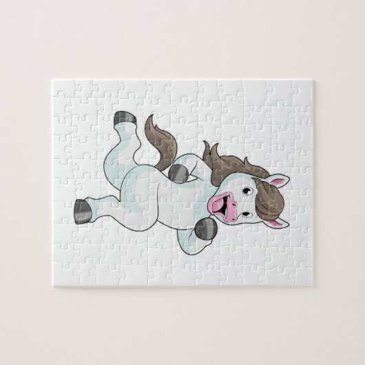 Puzzle Cheval comme coureur à la course (Horizontal)