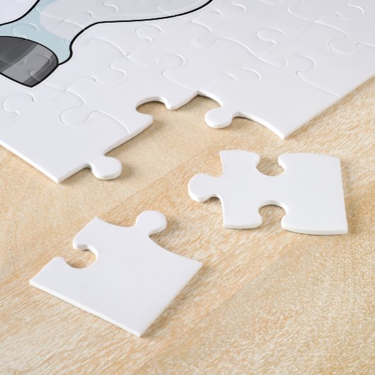 Puzzle Cheval comme coureur à la course (Côté)