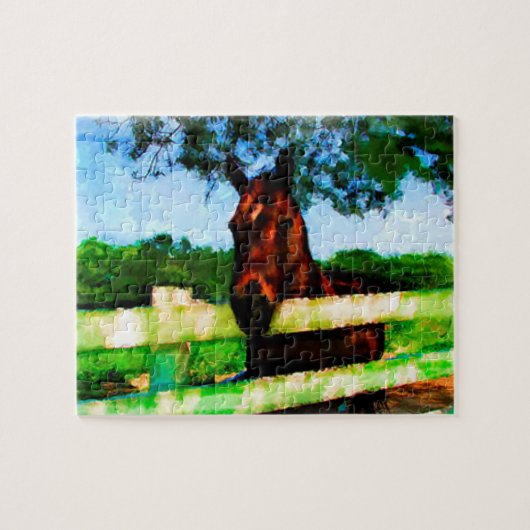 Puzzle Cheval convivial (Horizontal)