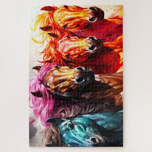 Puzzle Cheval d'art (Vertical)