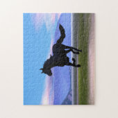 Puzzle Cheval de Black Galloping (Vertical)
