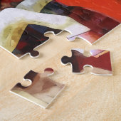 Puzzle Cheval de carrousel en gros plan (Côté)