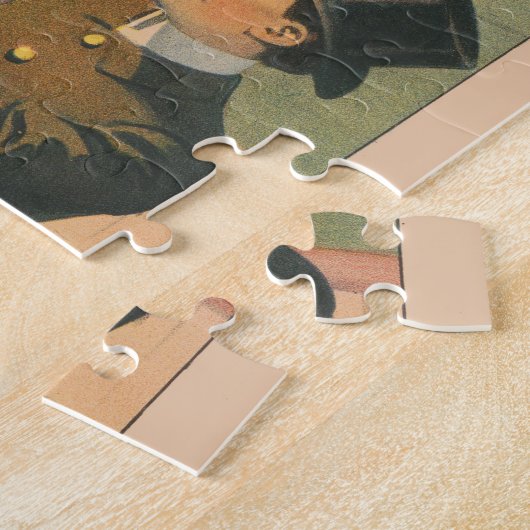 Puzzle Cheval De Cirque Qui Traverse Un Flaming Hoop (Côté)