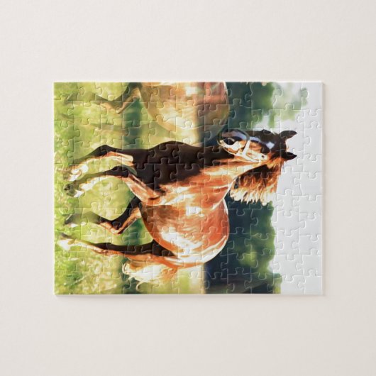 Puzzle Cheval de course (Horizontal)