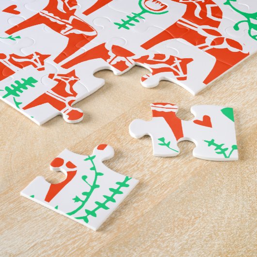 Puzzle Cheval de Dala (Côté)