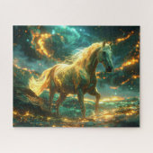 PUZZLE CHEVAL DE FEU - ZODIAQUE CHINOIS - (Horizontal)