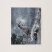 Puzzle Cheval de guerre d'hiver (Vertical)