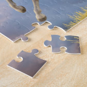 Puzzle Cheval de guerre peint (Côté)